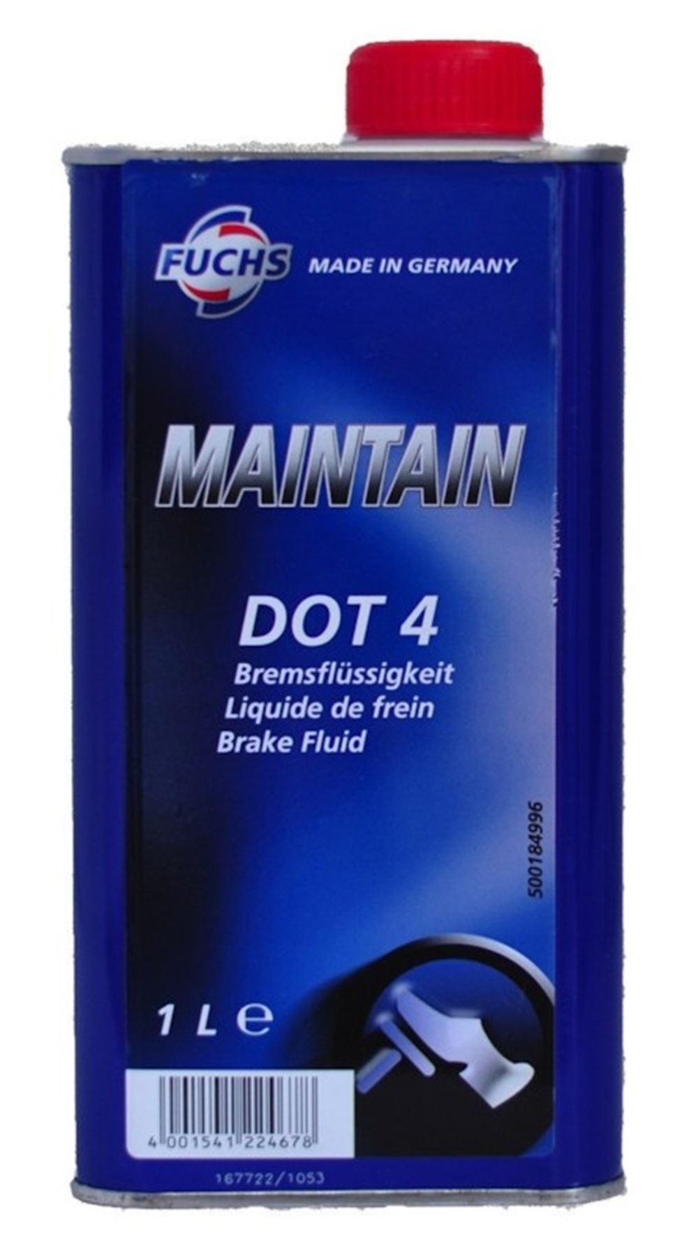 MAINTAIN DOT 4 HT 1л тормозная жидкость