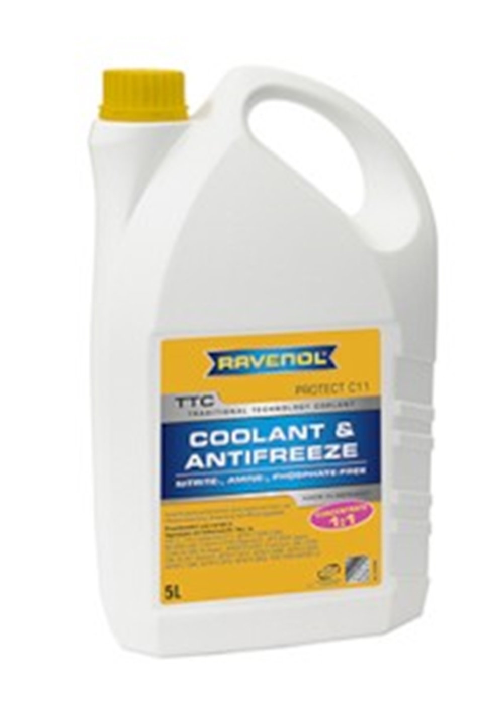 Antifreeze TTC Protect C11 Concentrate 5л желтый концентрат